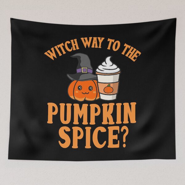 Item preview, Witch Way to the Pumpkin Spice Funny Halloween Witch Pun designed and sold by eternallygifted.