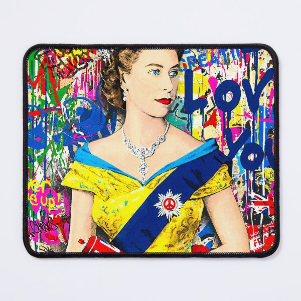 Item preview, Queen Elizabeth II Art Graffiti Style designed and sold by SharpWallArts.