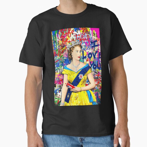 Item preview, Queen Elizabeth II Art Graffiti Style designed and sold by SharpWallArts.