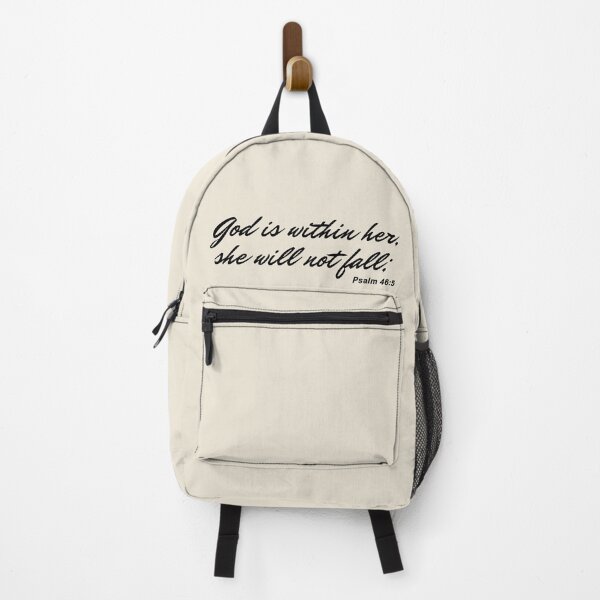 Item preview, Christian Quote - Bible Verse - God is within her she will not fall - Psalm 46 designed and sold by MyArt23.