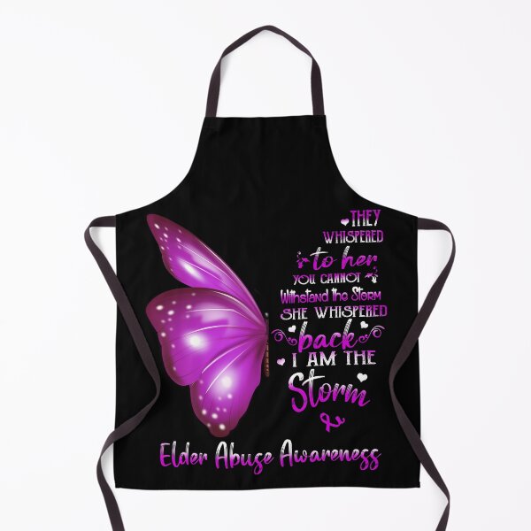 Item preview, She Whispered Back I Am The Storm Elder Abuse Awareness Butterfly designed and sold by frechettee.