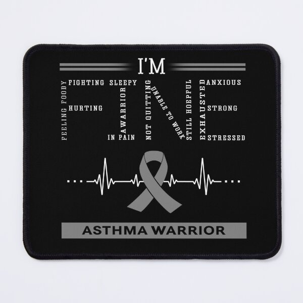 Item preview, I'm Fine Asthma Warrior Support Asthma Awareness Gifts designed and sold by rechardtee.
