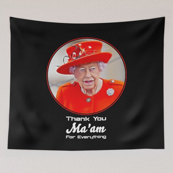 Item preview, Queen Elizabeth Thank you Mam for Eveything designed and sold by Aerolovers.