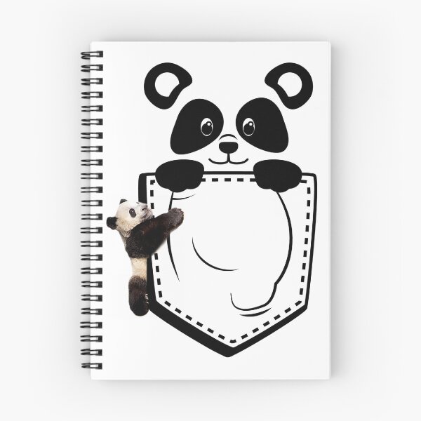 Item preview, Cute Panda In A Pocket and Hanging Panda designed and sold by adoredigitals.