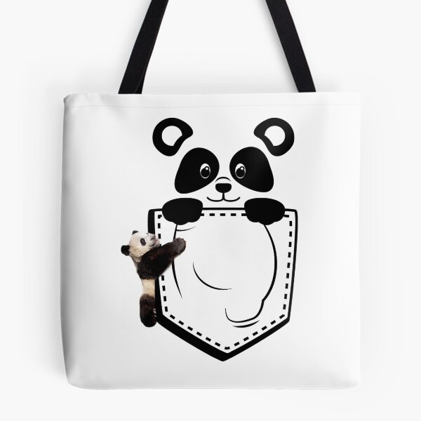 Item preview, Cute Panda In A Pocket and Hanging Panda designed and sold by adoredigitals.