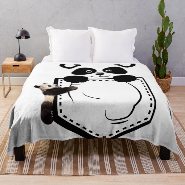 Item preview, Cute Panda In A Pocket and Hanging Panda designed and sold by adoredigitals.