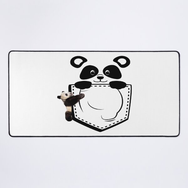 Item preview, Cute Panda In A Pocket and Hanging Panda designed and sold by adoredigitals.