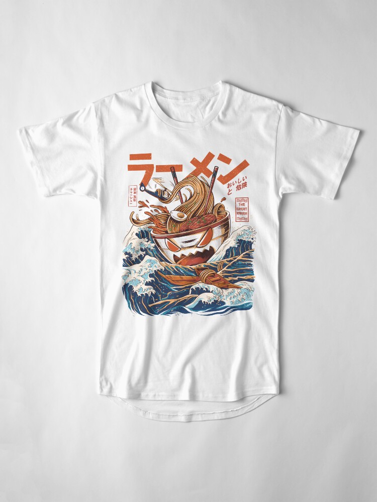 Alternate view of The Great Ramen off Kanagawa Long T-Shirt