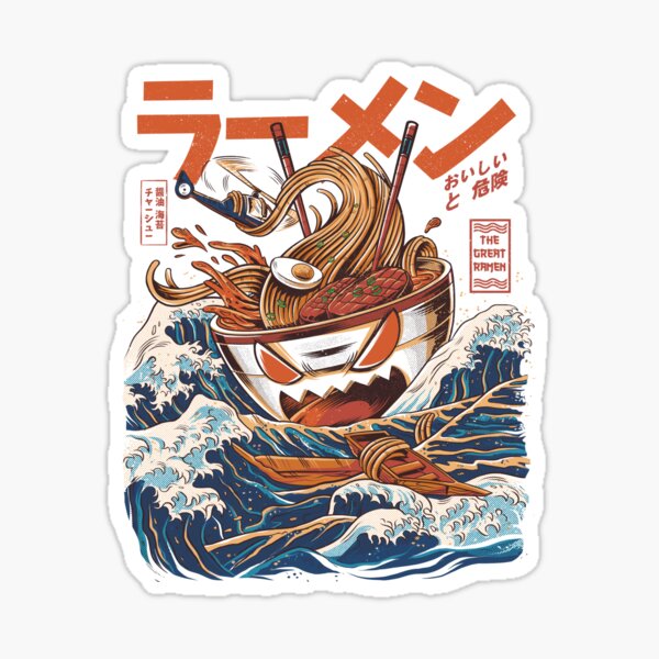 The Great Ramen off Kanagawa Sticker