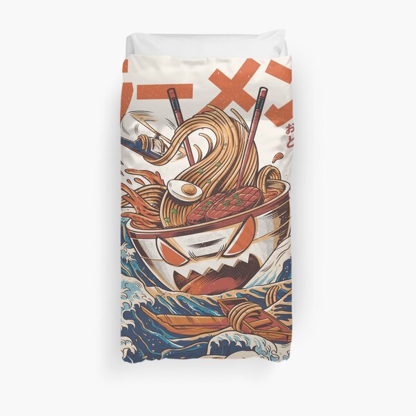 The Great Ramen off Kanagawa Duvet Cover
