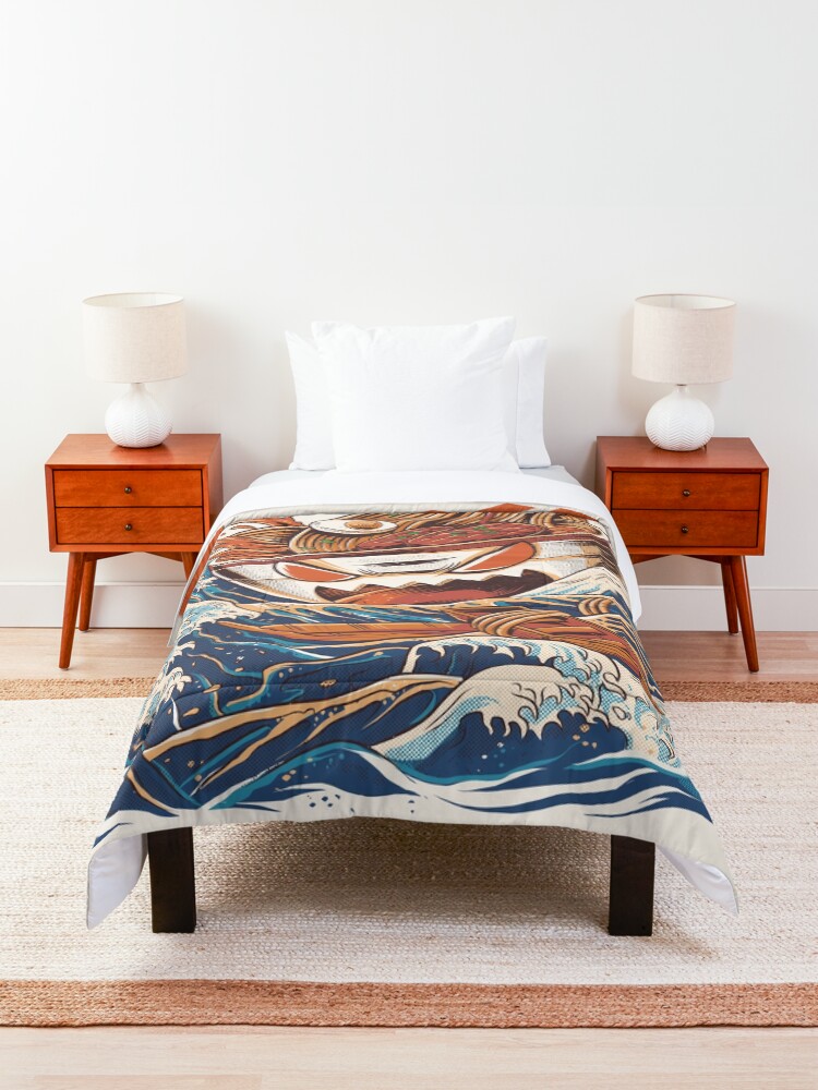 Alternate view of The Great Ramen off Kanagawa Comforter