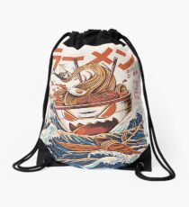 The Great Ramen off Kanagawa Drawstring Bag