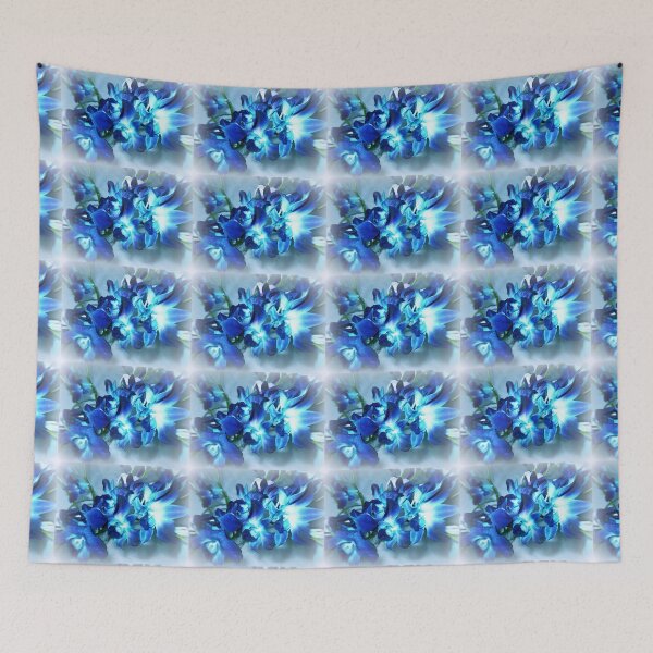 Item preview, Singapore Orchids- in Blue designed and sold by EdsMum.