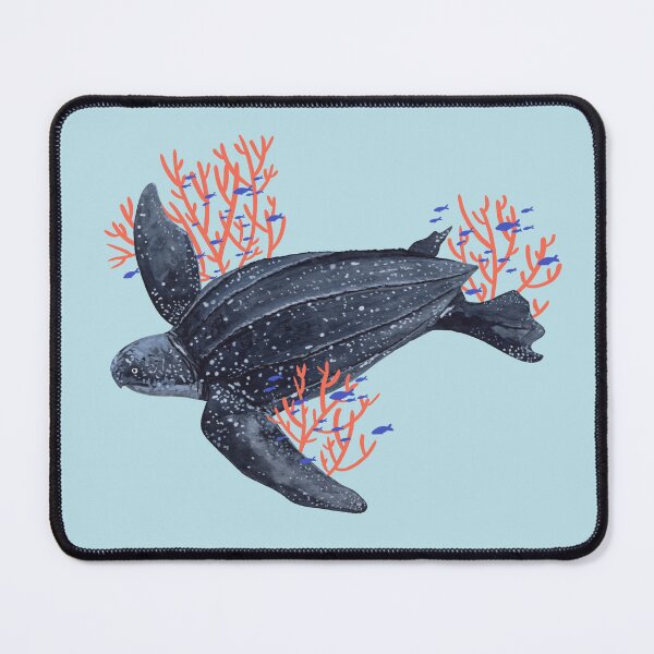 Item preview, LEATHERBACK TURTLE WITH CORALS designed and sold by BEATRIZ ABAITUA.