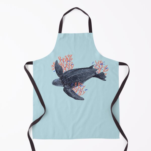 Item preview, LEATHERBACK TURTLE WITH CORALS designed and sold by BEATRIZ ABAITUA.