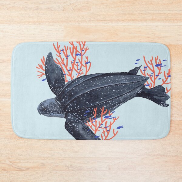 Item preview, LEATHERBACK TURTLE WITH CORALS designed and sold by BEATRIZ ABAITUA.