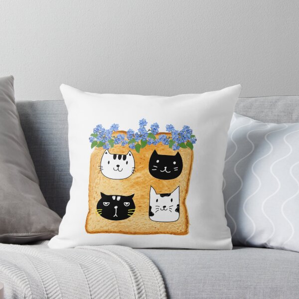 Item preview, Cat flower toast designed and sold by CaliforniaDi.