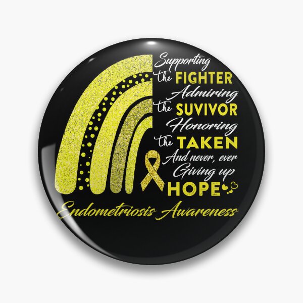 Item preview, Endometriosis Warrior Supporting Fighter Endometriosis Awareness designed and sold by Gillosina.