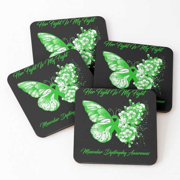 Item preview, Her Fight Is My Fight Muscular Dystrophy Awareness Butterfly Ribbon Gifts designed and sold by Adropine.