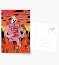Alien Invader Postcards