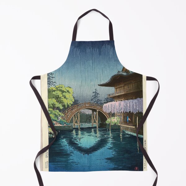 Item preview, Wisteria and Half Moon Bridge at Kameido , Tsuchiya Koitsu designed and sold by TeeARTHY.