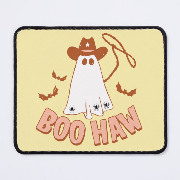 Item preview, Halloween Boo Haw Ghost Funny Cowboy Cowgirl Western T-Shirt designed and sold by artzaka.