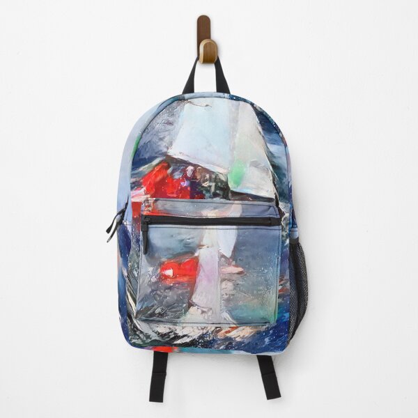 Item preview, AI Two Sailboats Race the Regatta designed and sold by LymphomaLass.