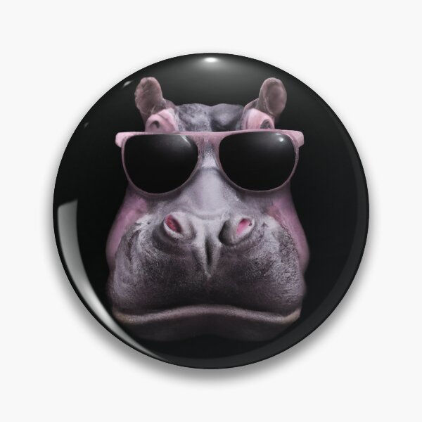 Item preview, Sunglass Hippo Cool Guy designed and sold by AbsoluteA.