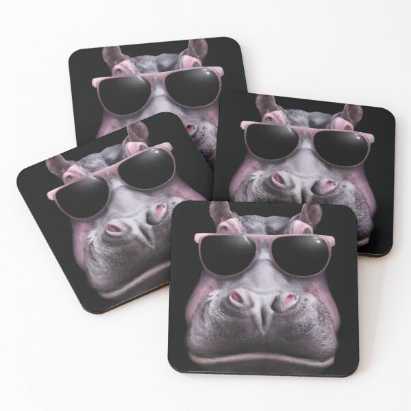 Item preview, Sunglass Hippo Cool Guy designed and sold by AbsoluteA.