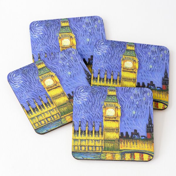Item preview, The Big Ben inspired by Vincent van Gogh  designed and sold by CometArtAI.