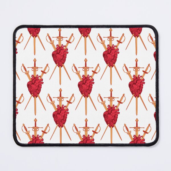 Item preview, Three of Swords on White designed and sold by Paisley Yazel.
