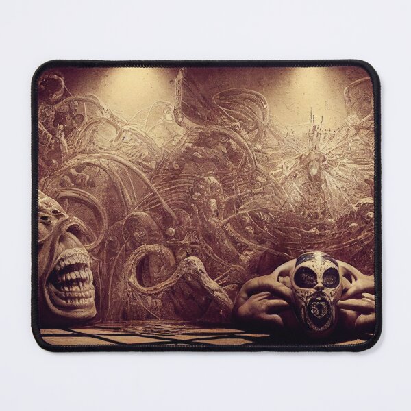 Item preview, lucha libre wrestling ring horror ai generated art designed and sold by botprompts.