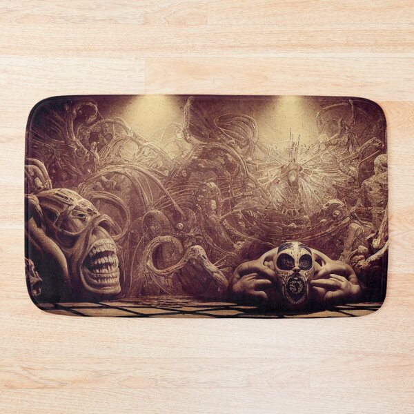 Item preview, lucha libre wrestling ring horror ai generated art designed and sold by botprompts.