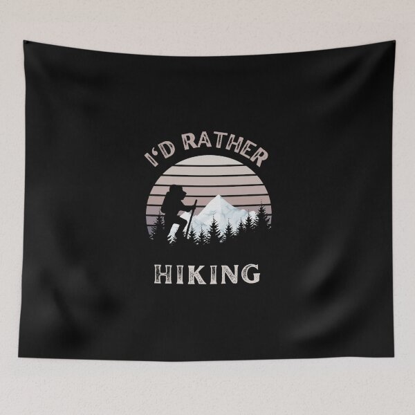 Item preview, Hiking I Would Rather Hiking (Adventure) Classic T-Shirt designed and sold by ConfitofBrassB.