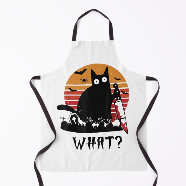 Item preview,  Cat What? Murderous Black Cat With Knife Halloween Costume T-Shirt designed and sold by artzaka.