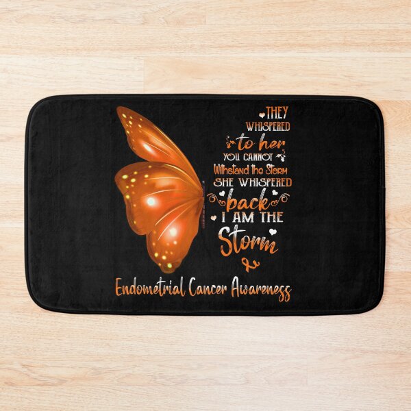 Item preview, She Whispered Back I Am The Storm Endometrial Cancer Awareness Butterfly designed and sold by frechettee.