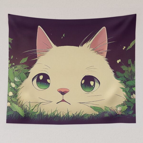 Item preview, Cute Anime Cat designed and sold by ArtCreativeCo.