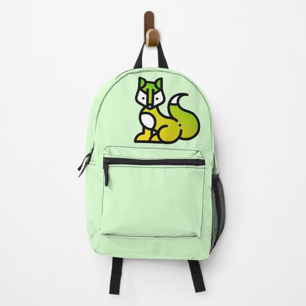 Item preview, Elegant green/yellow fox designed and sold by Camilla Wynter.