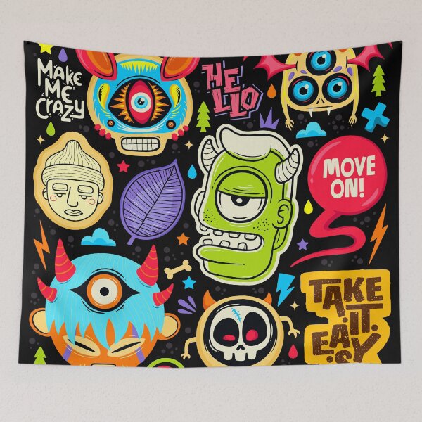 Item preview, Doodle Characters designed and sold by Vector Scout Lab.