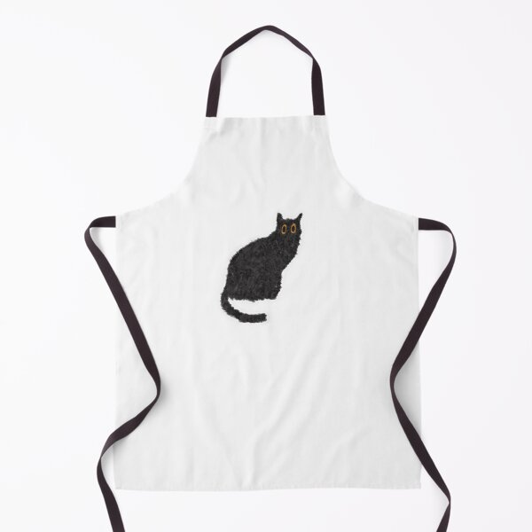 Item preview, Spooky Cute Black Cat w/ Big Eyes designed and sold by athenasartistry.