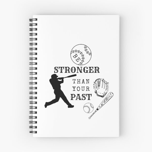 Item preview, Be Stronger Than Your Past (Baseball A) designed and sold by SimplyMe-Plus.