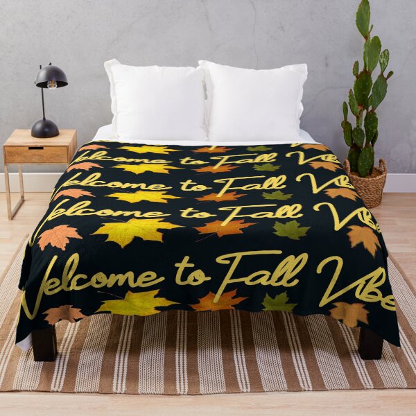 Item preview, Welcome to fall vibes, maple leaf | Fall & Autumn designed and sold by DNC1134.