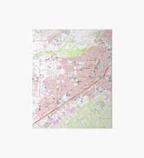 Vintage Map of Riverside California (1967) 2 Art Board
