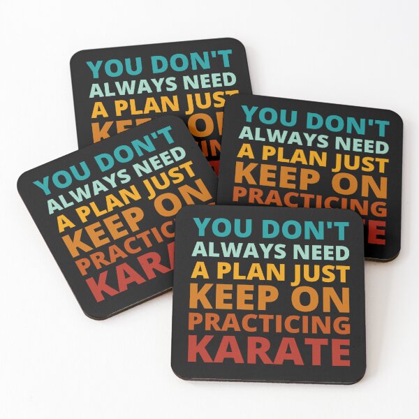 Item preview, You Don't Always Need a Plan Just Keep on Practicing Karate designed and sold by Crafty-Mornings.