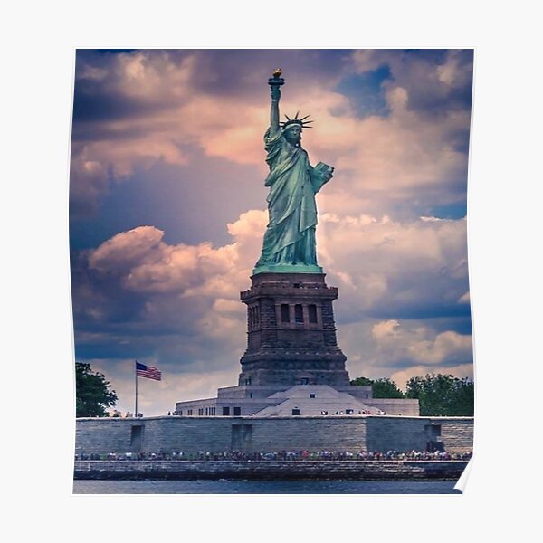 Statue Of Liberty Poster For Sale By Thechoice1 Redbubble 