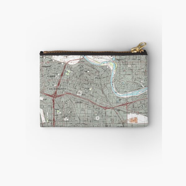 Item preview, Sacramento California Map (1992) designed and sold by BravuraMedia.