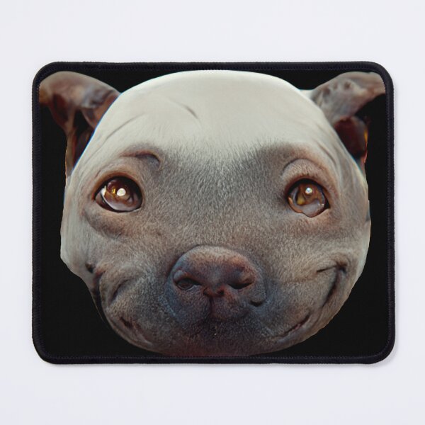Item preview, Gfab Bfab Pitbull happy Face with Jewelry Design/Art designed and sold by Surrealtrends.