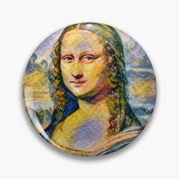 Item preview, "Mona Lisa (56)" an iconic Renaissance painting reimagined. designed and sold by thalasson.