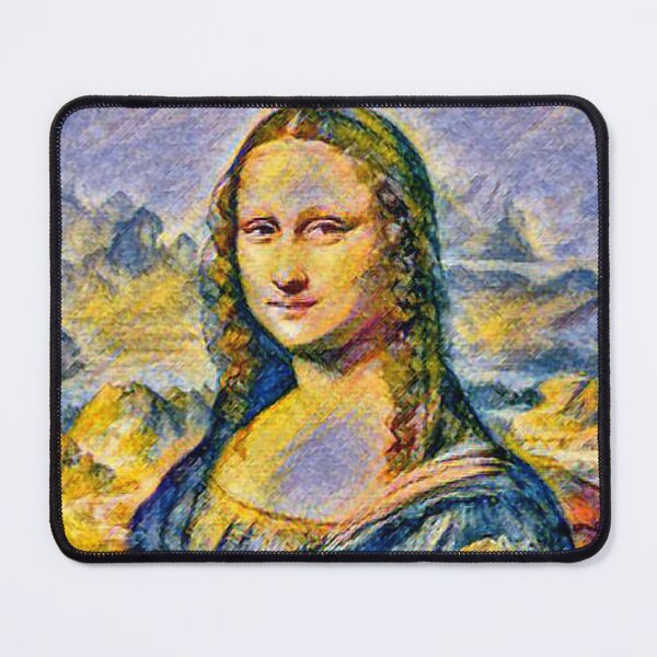 Item preview, "Mona Lisa (56)" an iconic Renaissance painting reimagined. designed and sold by thalasson.