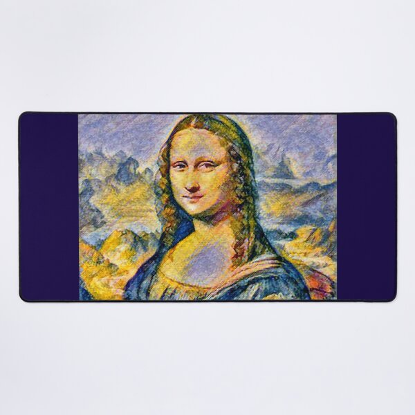 Item preview, "Mona Lisa (56)" an iconic Renaissance painting reimagined. designed and sold by thalasson.